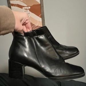 Black Booties w/ heel